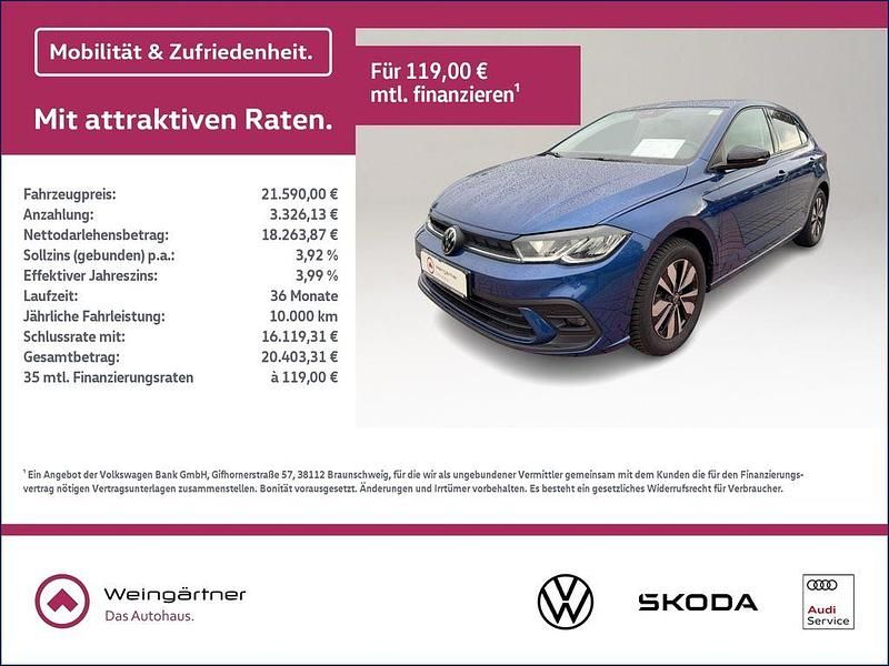 Blau Gebraucht 2025 VW Polo Goal Limousine | 21.590 € (Fairer Preis) - Bild 1/4