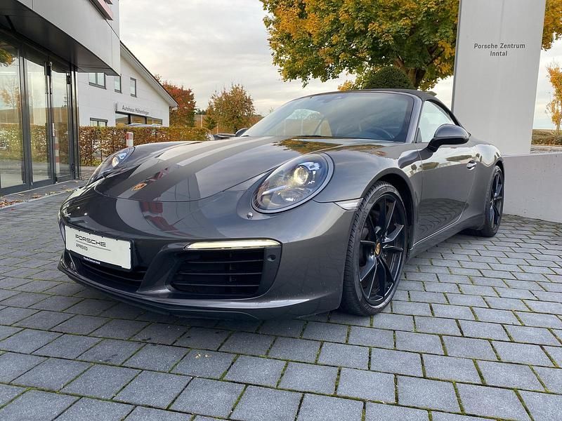 Achatgraumetallic Gebraucht 2018 Porsche 911 Carrera Cabrio | 95.390 € (Guter Preis) - Bild 1/4