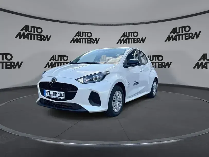 Neu Mazda 2 Prime-Line 116 PS (85 kW) 2025 Northern white pearl Limousine