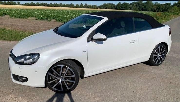Gebraucht VW Golf Cabriolet Cup 160 PS (117 kW) 2014 Weiß Cabrio