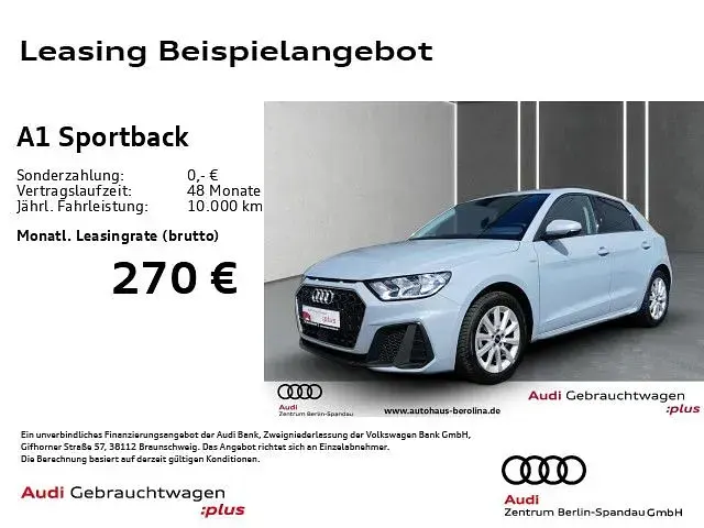 Gebraucht Audi A1 Sportback S-Line 95 PS (69 kW) 2025 Pfeilgrau perleffekt Kleinwagen