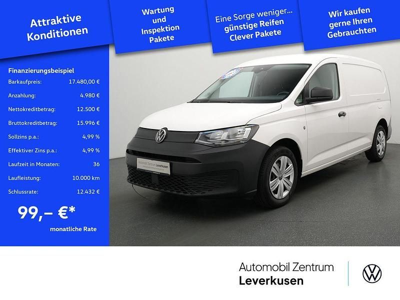 Weiß Gebraucht 2021 VW Caddy Maxi Van / Kleinbus | 17.480 € (Guter Preis) - Bild 1/4