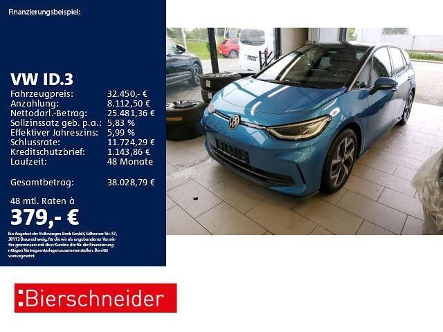 Blau Gebraucht 2024 VW ID.3 Pro Kleinwagen | 32.450 € (Guter Preis) - Bild 1/3