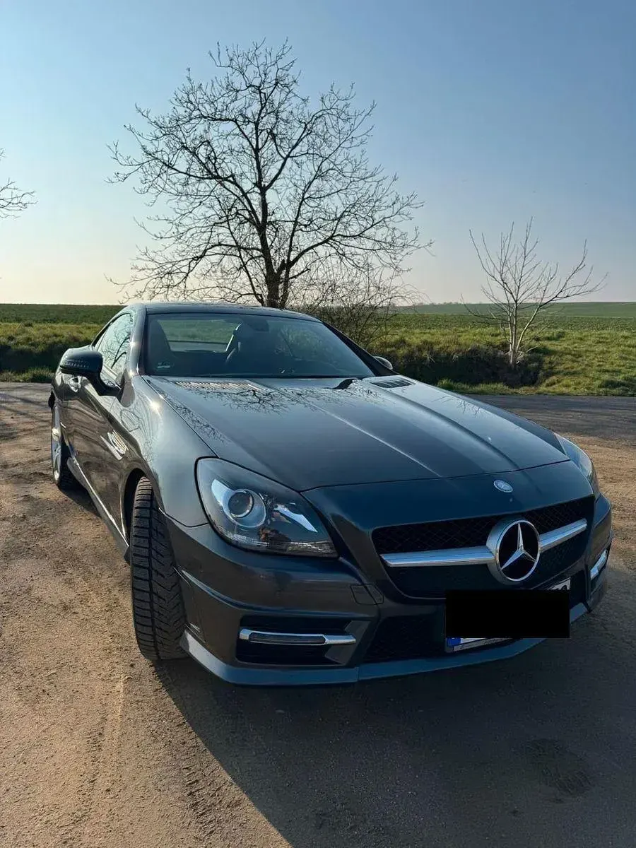 Usata Mercedes SLK200 184 CV (135 kW) 2012 Grigio Cabrio