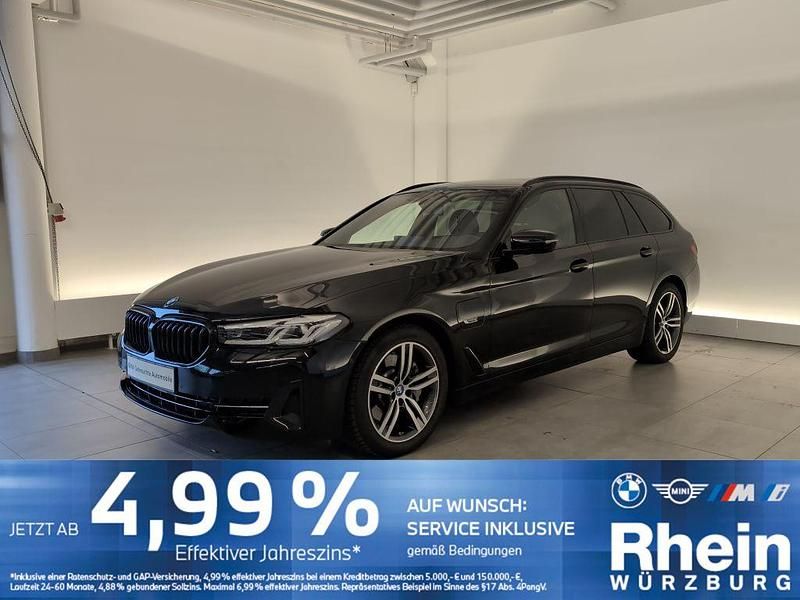 Schwarz Gebraucht 2022 BMW 530e Sport Line Kombi | 34.380 € (Fairer Preis) - Bild 1/4
