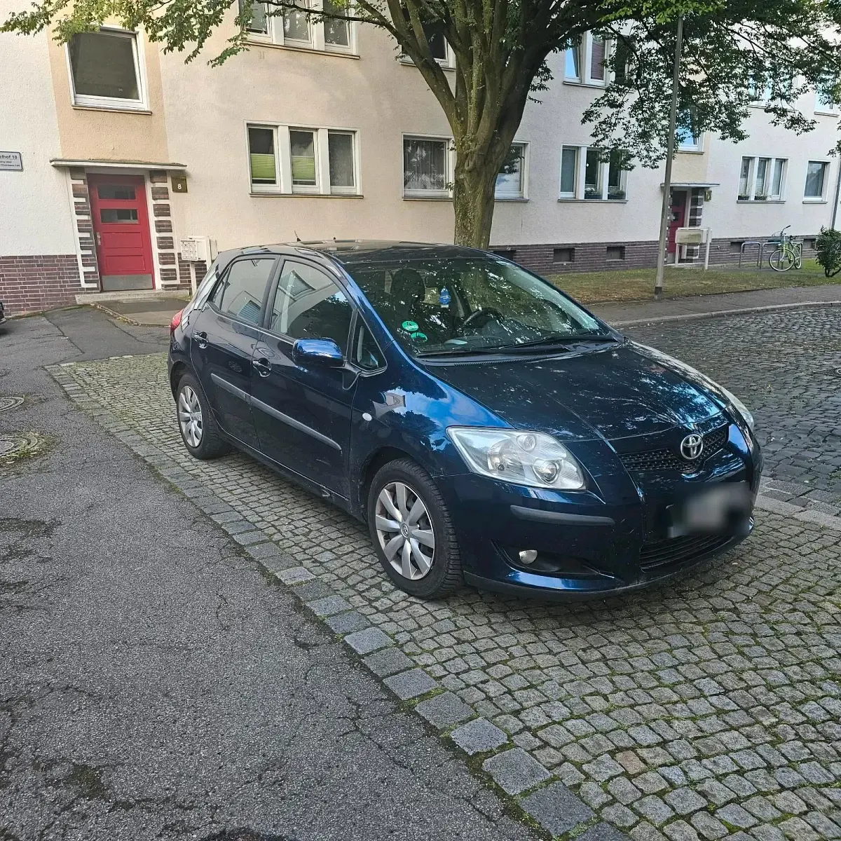 Gebraucht Toyota Auris 124 PS (91 kW) 2007 Blau Kleinwagen