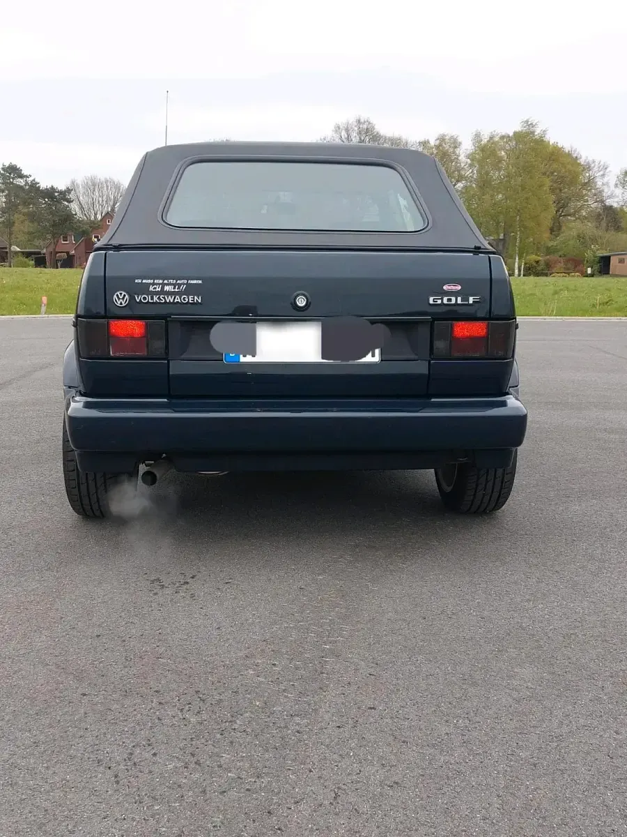 Gebraucht VW Golf Cabriolet 98 PS (72 kW) 1989 Blau Cabrio