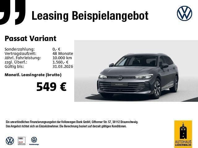 Neu VW Passat IQ Drive 150 PS (110 kW) 2026 Grau Kombi
