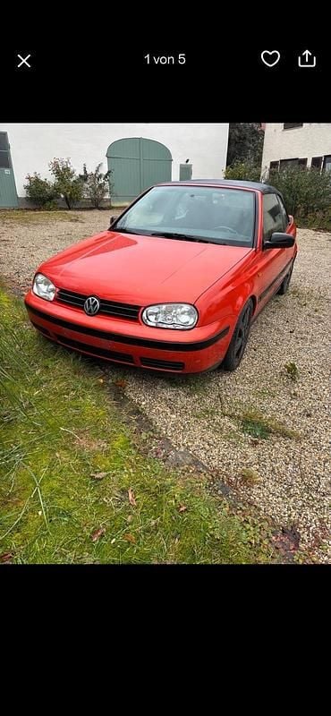 Gebraucht VW Golf Cabriolet 100 PS (73 kW) 1998 Orange Cabrio