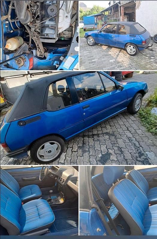 Blau Gebraucht 1992 Peugeot 205 Cabrio | 3.350 € - Bild 1/1