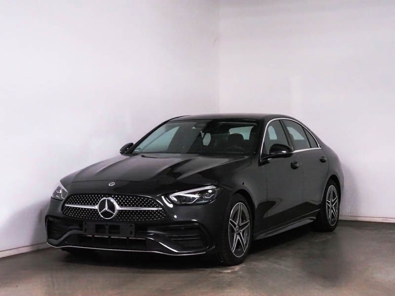Metalliclack graphitgrau Gebraucht 2024 Mercedes C300 AMG Limousine | 46.710 € (Guter Preis) - Bild 1/4