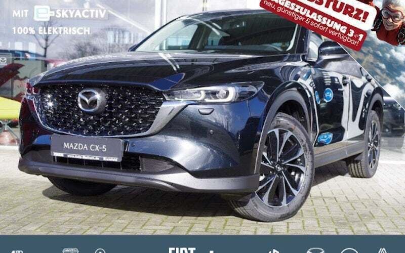 Grau Gebraucht 2023 Mazda CX-5 Exclusive-Line SUV | 36.390 € (Fairer Preis) - Bild 1/4
