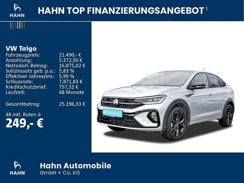 Gebraucht VW Taigo R-line 110 PS (80 kW) 2023 Silber SUV