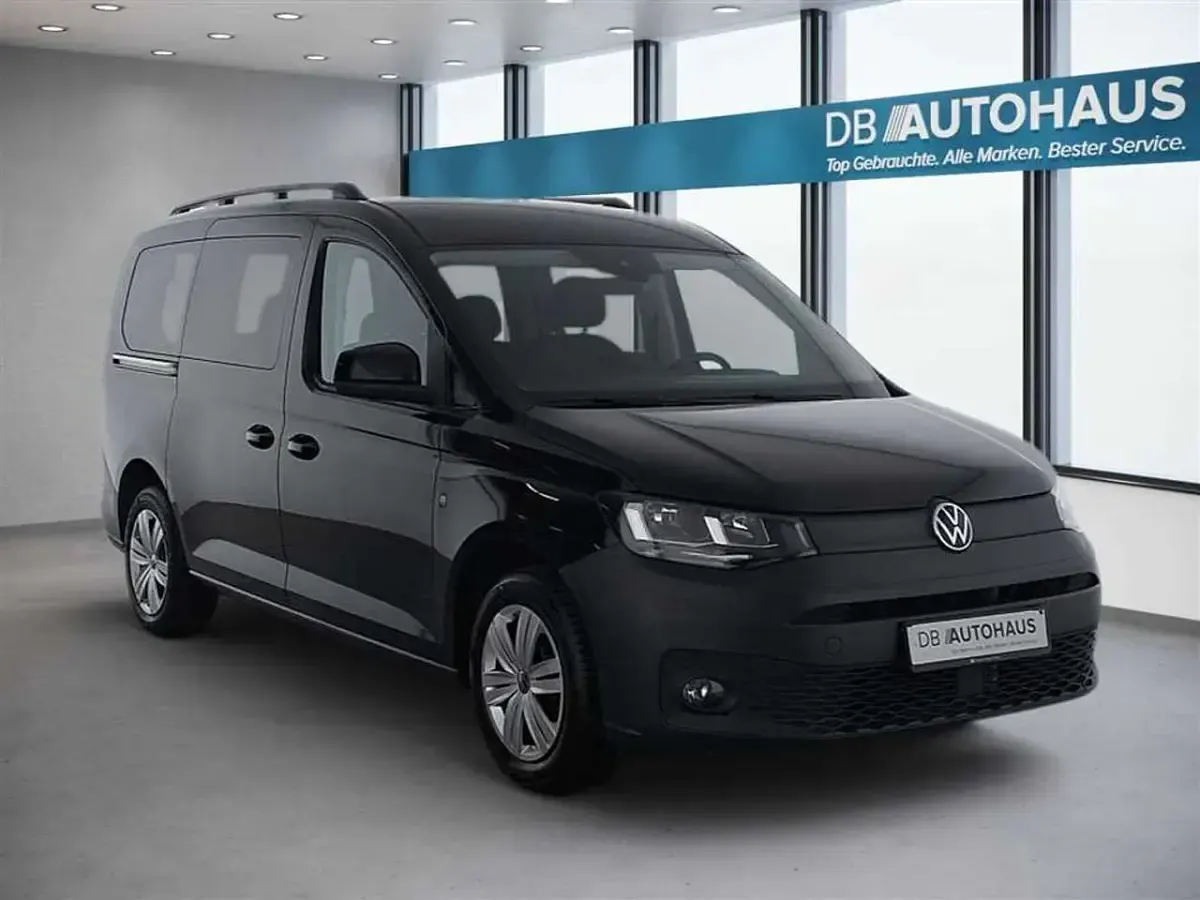 Gebraucht VW Caddy 122 PS (89 kW) 2022 Schwarz Van / Kleinbus