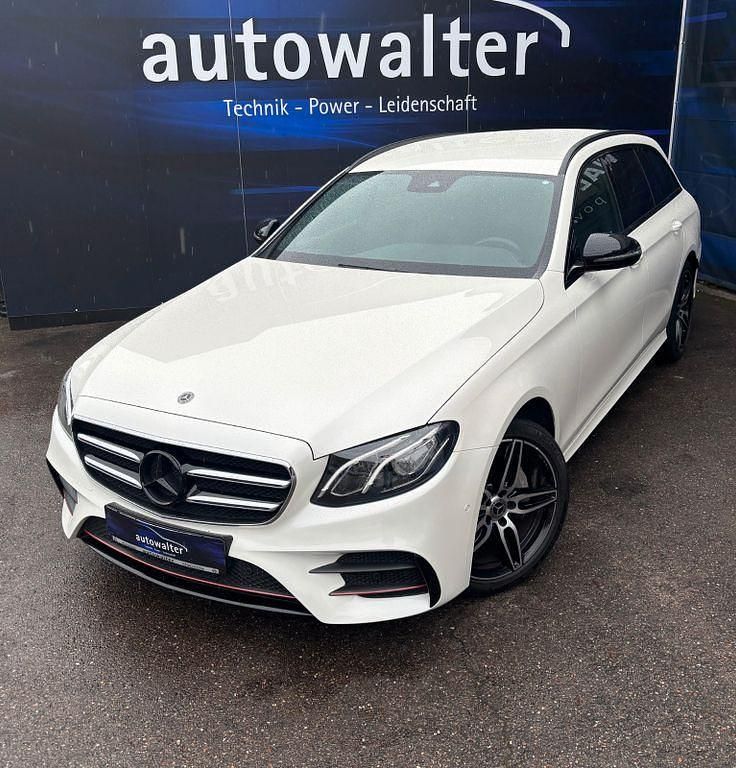 Gebraucht Mercedes E220 AMG line 194 PS (142 kW) 2018 Weiß Kombi