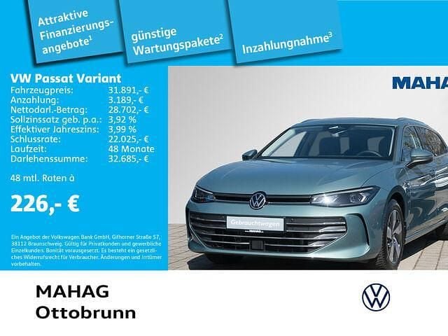 Grün Gebraucht 2024 VW Passat IQ Drive Kombi | 31.891 € (Superpreis) - Bild 1/1