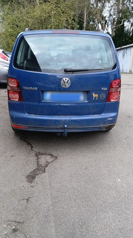 Gebraucht VW Touran 101 PS (74 kW) 2009 Blau Van / Kleinbus