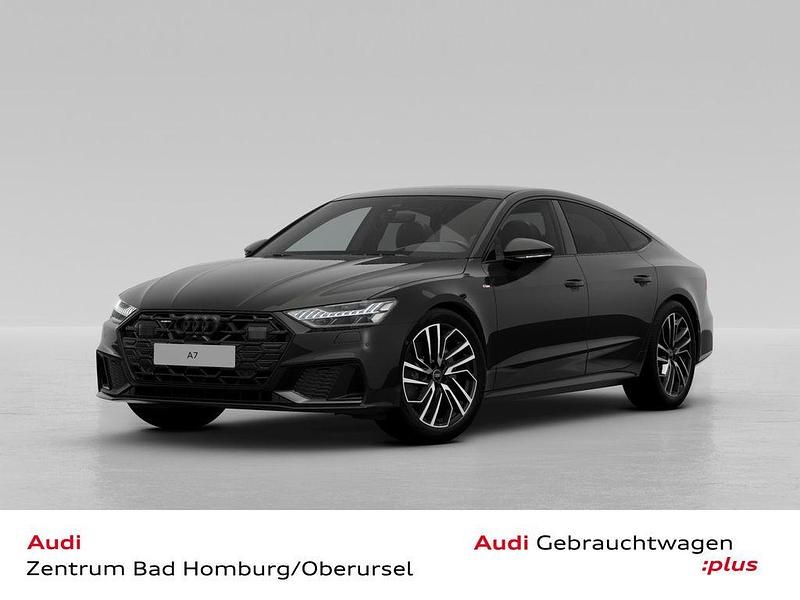 Schwarz Gebraucht 2024 Audi A7 Sportback S-Line Kleinwagen | 61.980 € (Guter Preis) - Bild 1/3