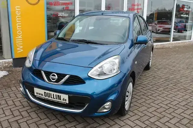Gebraucht Nissan Micra Acenta 80 PS (58 kW) 2017 Blau Kleinwagen