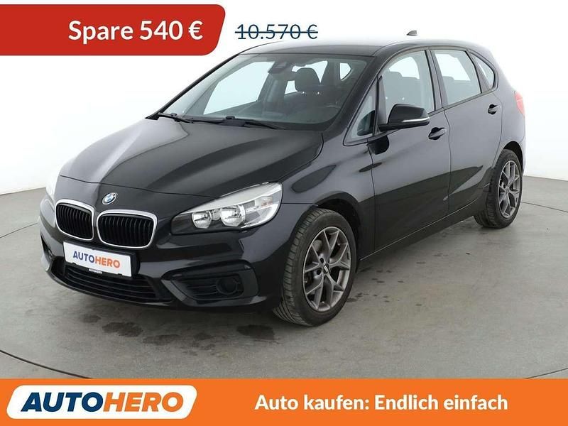 Schwarz Gebraucht 2015 BMW 218 Active Tourer Basis Van / Kleinbus | 10.030 € (Fairer Preis) - Bild 1/3