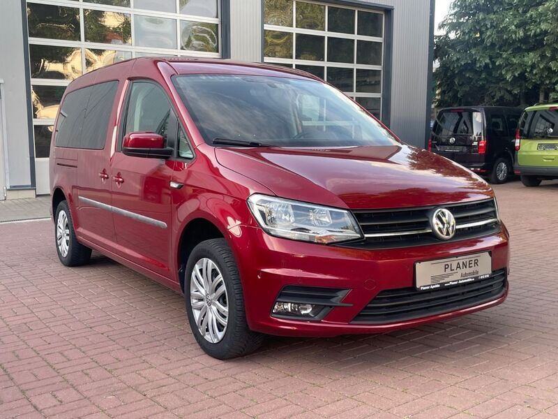 Rot Gebraucht 2018 VW Caddy Maxi Van / Kleinbus | 25.990 € (Fairer Preis) - Bild 1/4