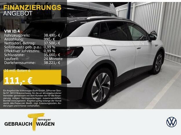 Weiß Gebraucht 2023 VW ID.4 Pro Performance SUV | 39.790 € - Bild 1/2