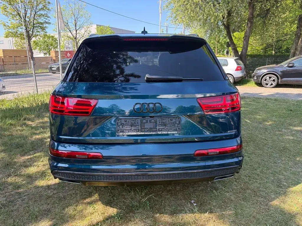 Używany Audi Q7 S-line plus 286 KM (210 kW) 2019 Niebieski SUV