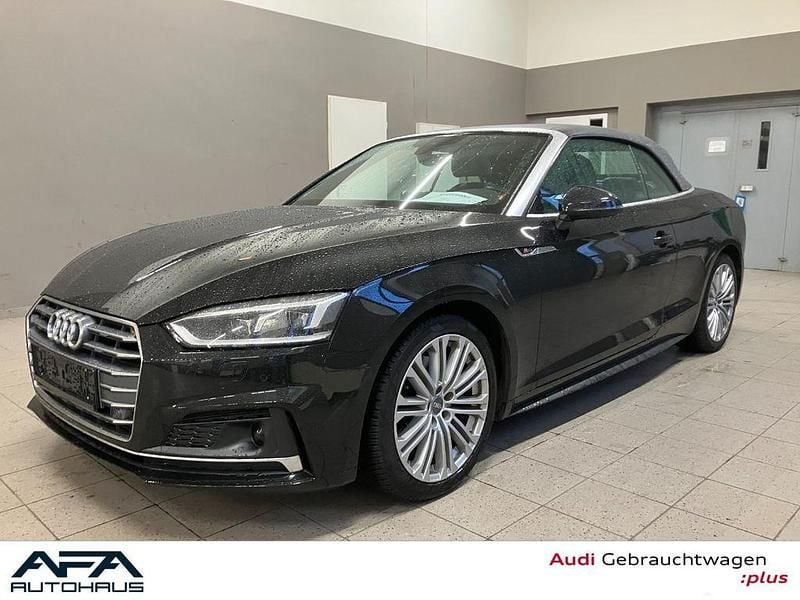 Schwarz Gebraucht 2018 Audi A5 Cabriolet S-Line Cabrio | 26.834 € (Fairer Preis) - Bild 1/4