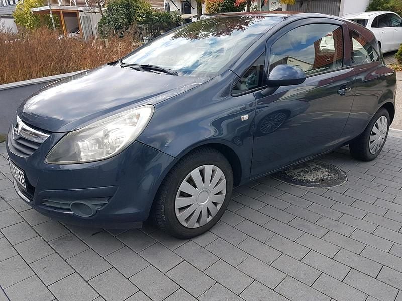 Blau Gebraucht 2008 Opel Corsa Kleinwagen | 990 € (Guter Preis) - Bild 1/4