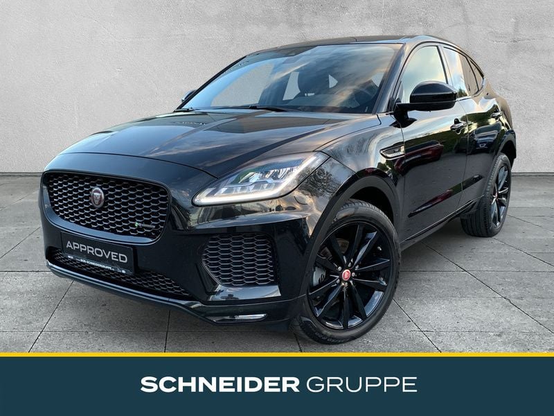Santorini black Gebraucht 2020 Jaguar E-Pace R-Dynamic SUV | 26.500 € (Superpreis) - Bild 1/4