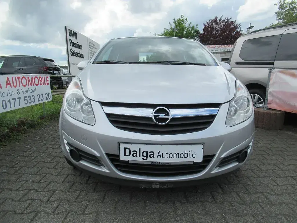 Gebraucht Opel Corsa Edition 80 PS (58 kW) 2009 Silber Kleinwagen