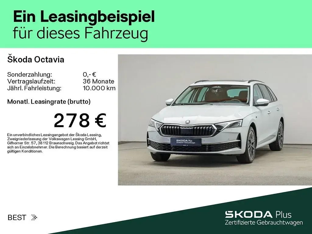 Gebraucht Skoda Octavia Tour 150 PS (110 kW) 2025 Moonweiß perleffekt Kombi