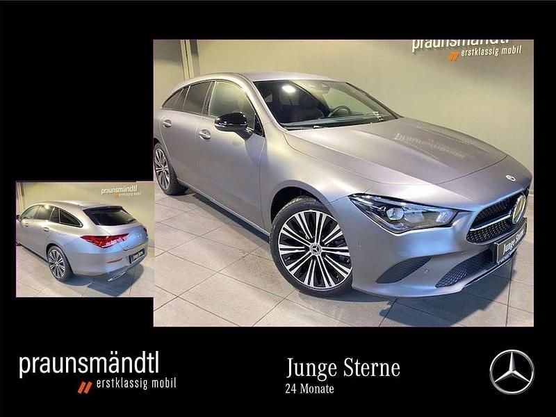 Grau Gebraucht 2023 Mercedes CLA250 Progressive Limousine | 35.490 € (Superpreis) - Bild 1/4