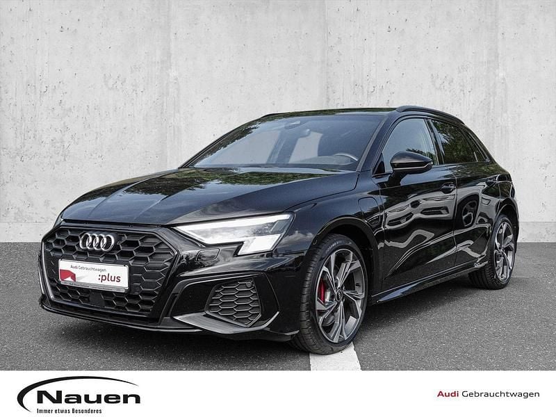 Schwarz Gebraucht 2021 Audi A3 Sportback e-tron S-Line Limousine | 23.250 € (Guter Preis) - Bild 1/3