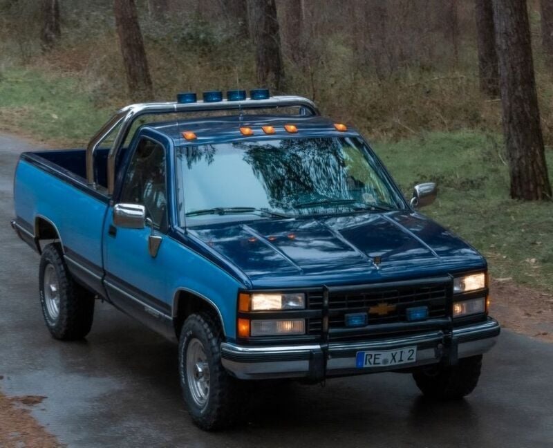 Gebraucht Chevrolet Silverado 230 PS (169 kW) 1994 Blau SUV