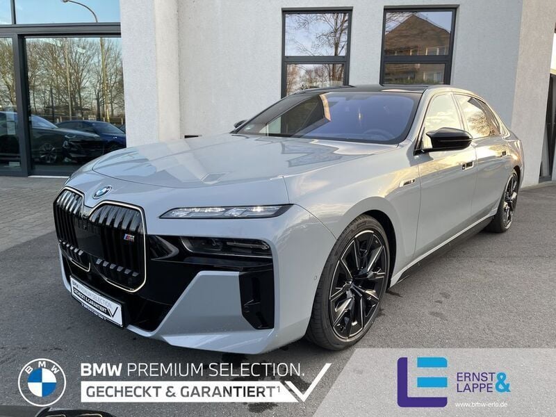M brooklyn grau Gebraucht 2023 BMW i7 Comfort Edition Limousine | 123.770 € (Superpreis) - Bild 1/4
