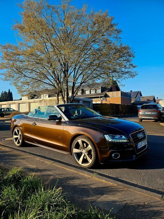 Braun Gebraucht 2010 Audi A5 Cabriolet Sport Cabrio | 12.800 € (Etwas zu teuer) - Bild 1/4