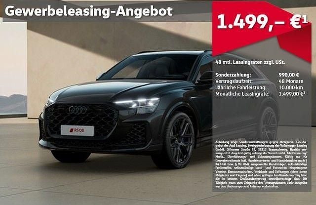Mythosschwarz metallic Neu 2025 Audi RS Q8 Performance SUV | 155.555 € (Superpreis) - Bild 1/4