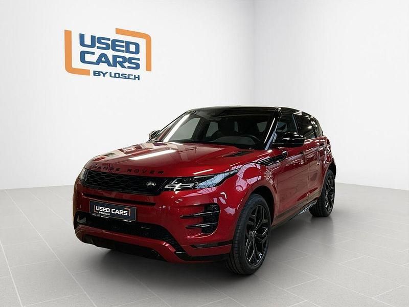 Rot Gebraucht 2023 Land Rover Range Rover evoque R-Dynamic SUV | 45.990 € (Teuer) - Bild 1/4