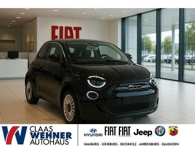 Schwarz (onyx schwarz) Gebraucht 2021 Fiat 500e Action Kleinwagen | 13.990 € (Etwas zu teuer) - Bild 1/4
