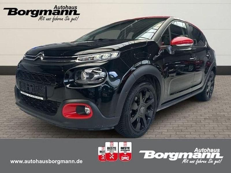 Schwarz Gebraucht 2018 Citroën C3 Feel Kleinwagen | 11.990 € - Bild 1/4