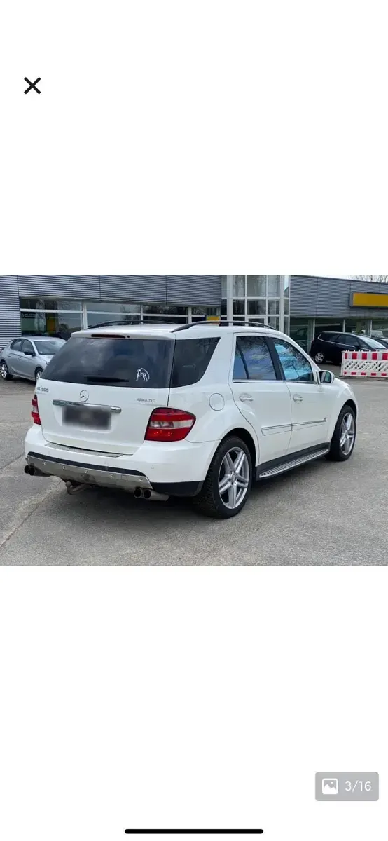 Gebraucht Mercedes ML500 306 PS (225 kW) 2007 Weiß SUV