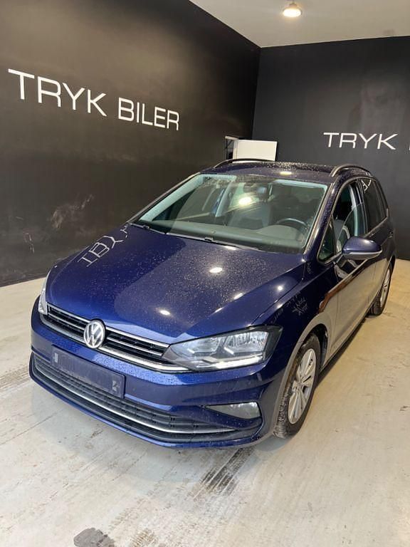 Blau Gebraucht 2019 VW Golf Sportsvan Comfortline Van / Kleinbus | 9.500 € (Guter Preis) - Bild 1/4