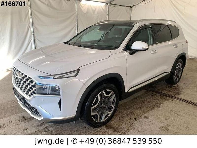 Weiß Gebraucht 2021 Hyundai Santa Fe Prime SUV | 27.750 € (Fairer Preis) - Bild 1/4