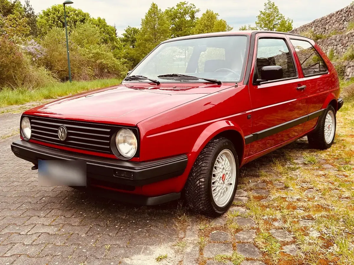 Gebraucht VW Golf II 75 PS (55 kW) 1990 Rot Kleinwagen