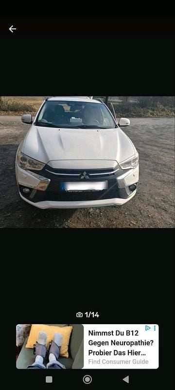 Gebraucht Mitsubishi ASX 150 PS (110 kW) 2019 Weiß SUV