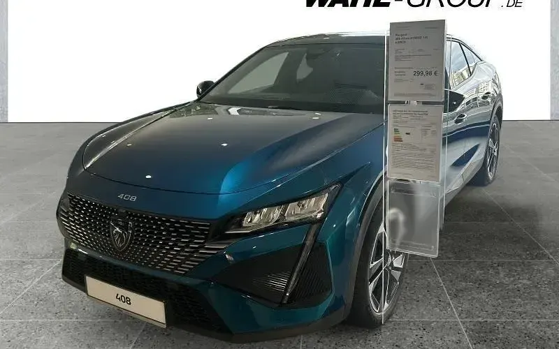 Neu Peugeot 408 Allure 136 PS (100 kW) 2025 Blau SUV