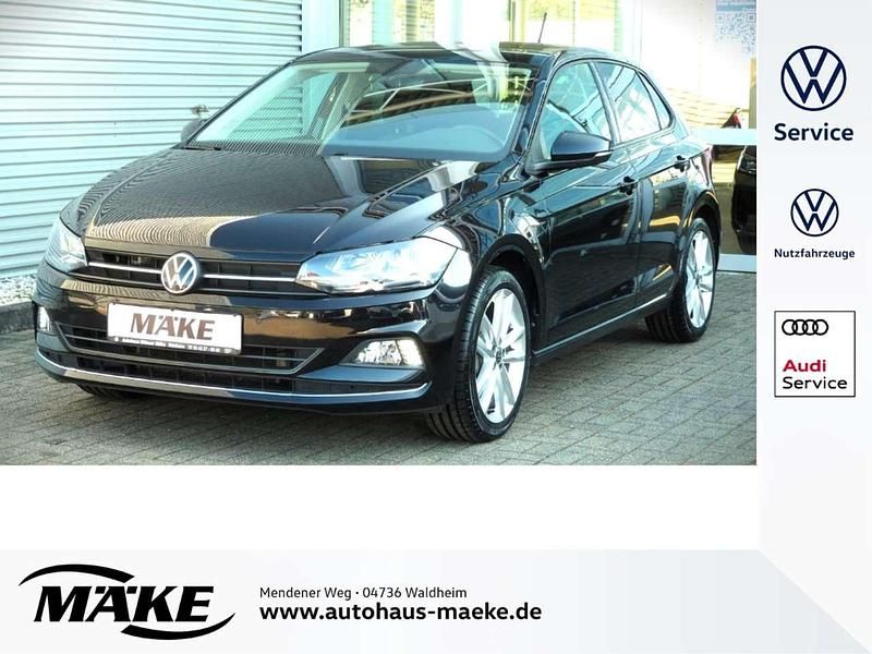 Deep black perleffekt Gebraucht 2021 VW Polo Highline Kleinwagen | 16.890 € (Fairer Preis) - Bild 1/4