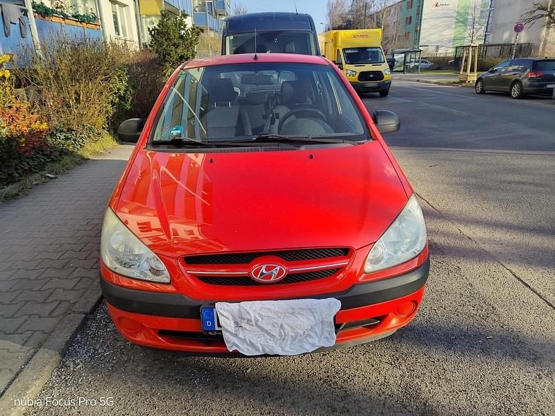 Gebraucht Hyundai Getz 2008 Rot Kleinwagen