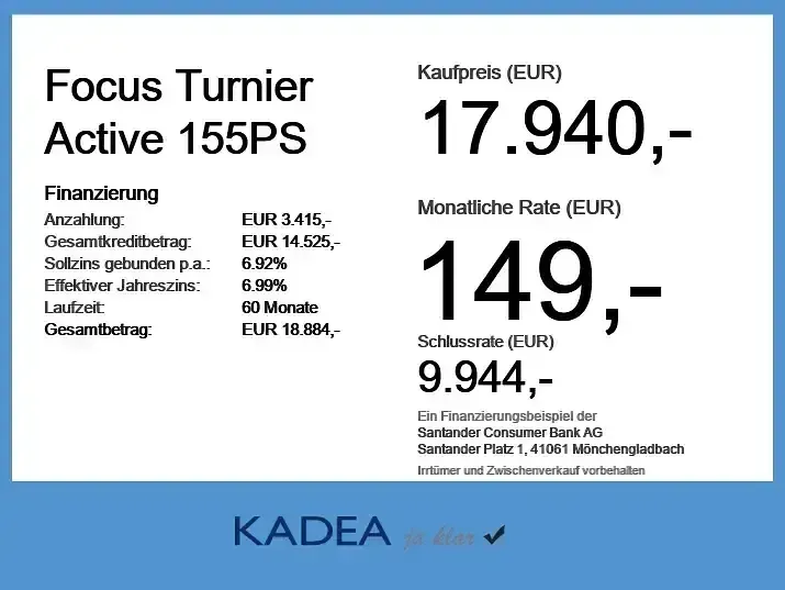 Brugt Ford Focus Active 155 HK (114 kW) 2023 Blå Stationcar
